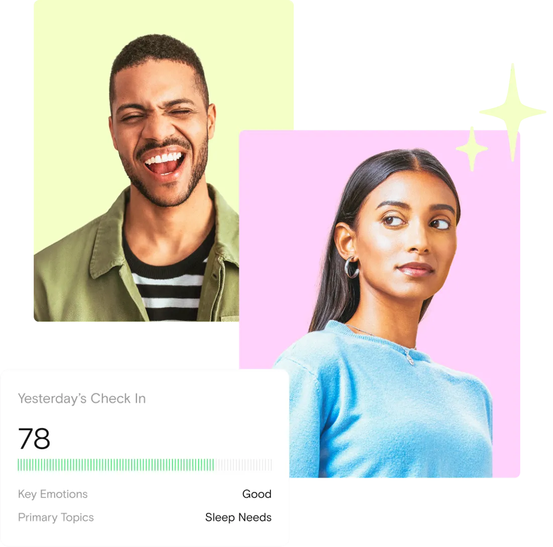 Desktop view of the application